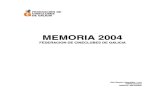 2004 - Memoria de Actividades