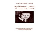 Cooke John William - Apuntes Para La Militancia
