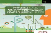 Propuestas para el fortalecimiento de Sistema Nacional de Evaluación de Impacto Ambiental en el Perú