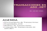 Transacciones en ADO.NET