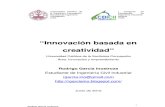 Innovación basada en creatividad ACHEII. Rodrigo García