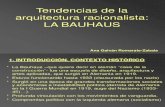 Bauhaus-esquema-tendencias de La Arquitectura Racionalista