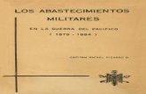 Los abastecimientos militares en la Guerra del Pacífico (1879 - 1884). (1967)