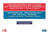 Diccionario Jurídico Bilingüe Inglés-Español