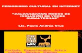 Periodismo cultural y redes sociales - PRACTICAS CRITICAS