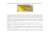 Historia de La Lengua Andaluza