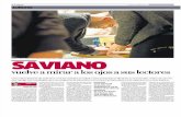 Saviano vuelve a mirar a los ojos a sus lectores