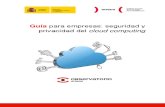 Guía para empresas: seguridad y privacidad del cloud computing