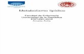 10 Metabolismo lipidico y lipoproteínas clase 10