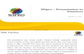 Wipro Investor Presentation Q3 FY11