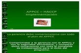 3 APPCC Implementación