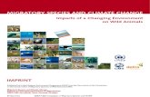 ESPECIES MIGRATORIAS Y CAMBIO CLIMÁTICO