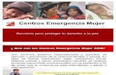 Que son los Centros de Emergencia Mujer
