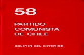 Boletín del Exterior Partido Comunista de Chile Nº58