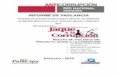 Informe de Vigilancia Proyecto jaque a la corrupción - Arequipa