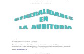 GOMEZ LOPEZ ROBERTO - Generalidades En La Auditoria