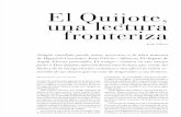 Quijote Lectura Fronteriza Por J. Villoro