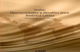 India: Oportunidades y Desafios para América Latina