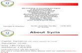 ISO 26000 - Presentación de Siria en Copenhague