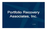 Portfolio Recovery Associates PRAA Q3 2009 Presentation