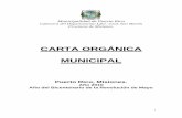 Carta Orgánica Municipal Puerto Rico