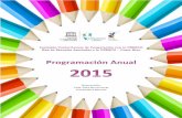 Programación anual redpea 2015