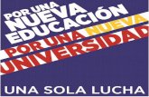 ¡Una sola lucha! Lista J Programa federación de Estudiantes de la Universidad de Concepción