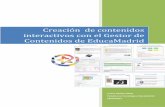Manual para crear contenidos interactivos en EducaMadrid