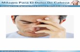 Milagro Para El Dolor de Cabeza por Migraña PDF, Libro de Javier Prieto