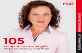 105 Compromisos de progrés. PSOE Quart de Poblet 2015