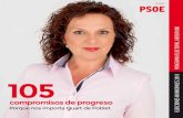 Programa Electoral: 105 Compromisos de progreso. PSOE Quart de Poblet 2015