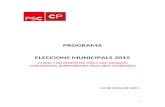 Programa eleccions municipals 2015 PSC Vilanova del Vallès