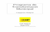 Programa de Transformació Municipal CUP Malgrat 24M2015
