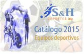 Catálogo Vestuario Deportivo S&H Deportes 2015