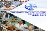 Informe de Rendición de Cuentas ISRI 2014 - 2015