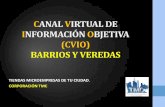 Canal virtual de información objetiva barrios y veredas