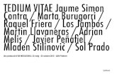 Catálogo de la exposición ON MEDIATION/2, "TEDIUM VITAE", 2015 (CATALÀ).