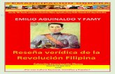 Libro no 795 reseña verídica de la revolución filipina aguinaldo y famy, emilio colección e o mayo 2