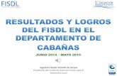 Rendición de Cuentas FISDL 2015 - depto Cabañas