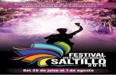 Cartelera Festival Internacional Saltillo 2015
