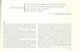 1.18 Una carta de Manuel Gómez Morín, rector de la Universidad Nacional Autónoma de México