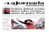La Jornada Zacatecas, lunes 27 de julio del 2015