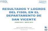 Rendición de Cuentas FISDL 2015 - depto San Vicente