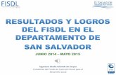Rendición de Cuentas FISDL  2015 - depto San Salvador