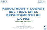 Rendición de Cuentas FISDL  2015 - depto La Paz