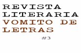 REVISTA LITERARIA VÓMITO DE LETRAS #3