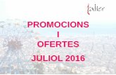 Promocions i Ofertes Jatier Juliol 2016