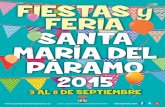 Santa María del Páramo Fiestas 2015
