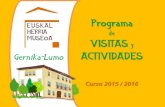 2015-2016 Programa Actividades