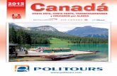 Catálogo Politours Canadá 2015